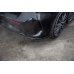 Накладки сплиттеры боковые на задний бампер на BMW 1 F40 M-Pack / M135i